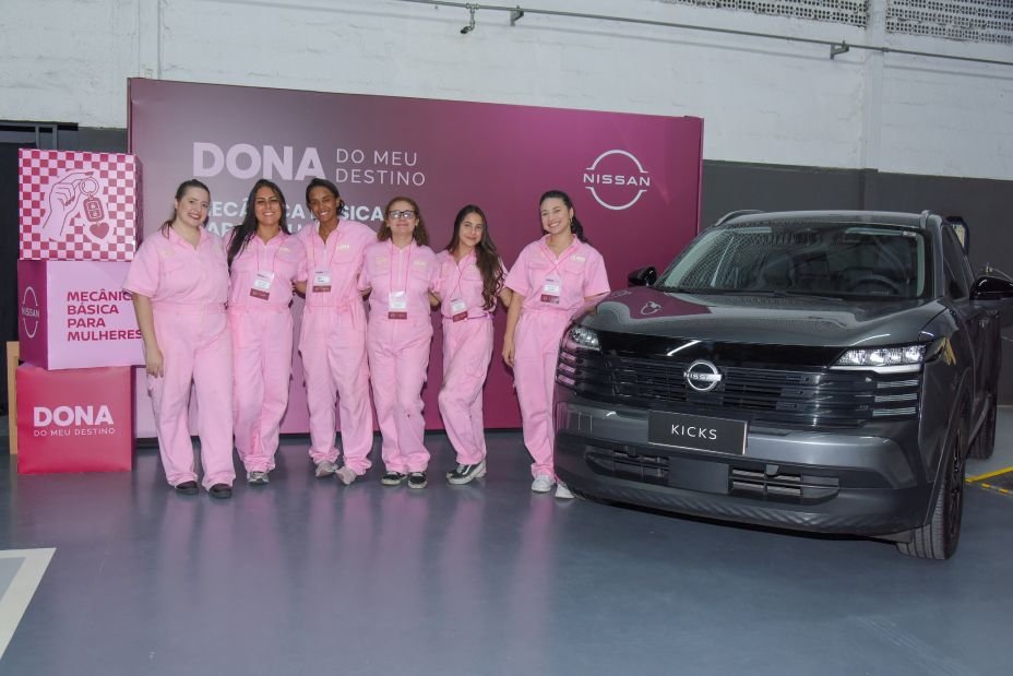 Workshop de mecânica básica para mulheres reúne 200 participantes em SP com apoio da Nissan